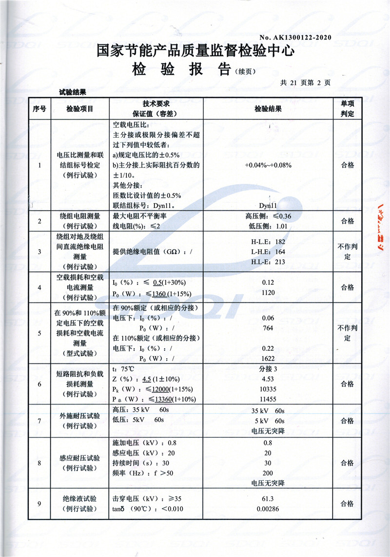 高低压试验报告-S11-1250射洪射洪射洪油浸式变压器-2.jpg